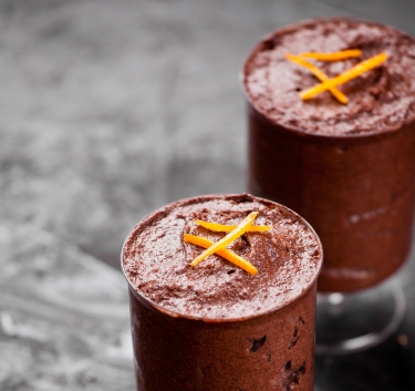 Chocolate orange mousse Magimix.